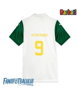 Palmeiras Vitor Roque #9 Tricou Fotbal Replică 2025-26 Barbati Deplasare